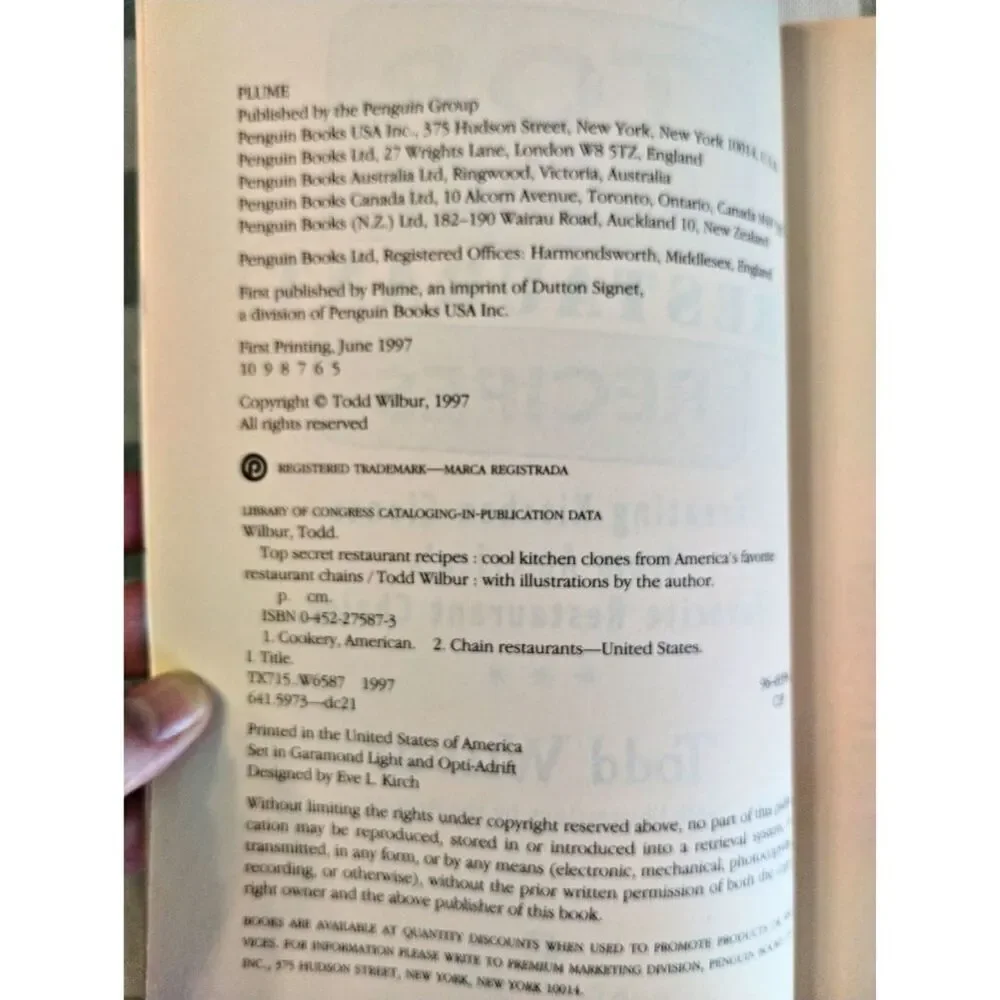 Top Secret Restaurant Recipes (1997)
